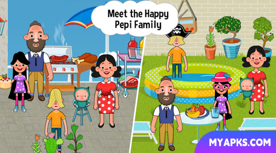 Pepi House: Família feliz