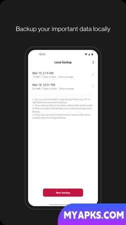 Movimentação de celulares - Aplicativos oficiais da OnePlus