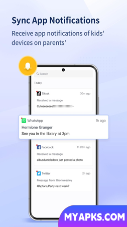 Controle dos pais do AirDroid