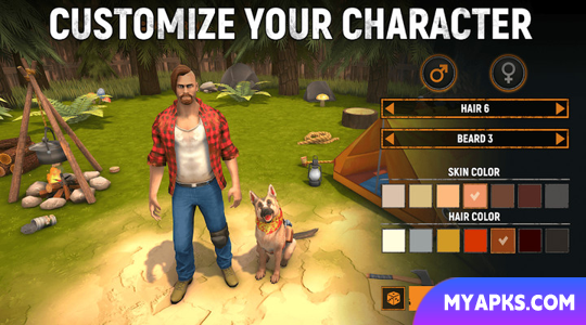 Let's Survive - Jogo de sobrevivência Zombie Apocalypse (menu incorporado)