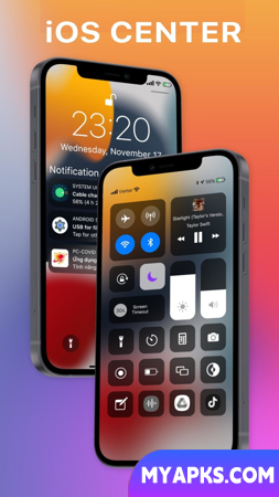 iCenter iOS 15: X - Barra de status