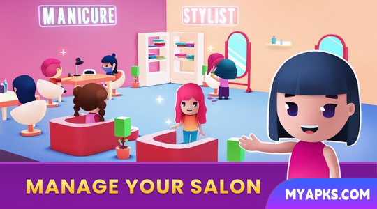 Idle Beauty Salon: Simulador de salão de beleza e unhas