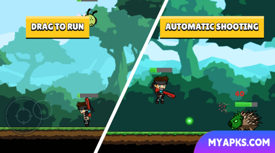 Alien Hunter: Jogo de tiro em 2D