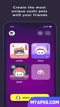 SUSH • virtual pets