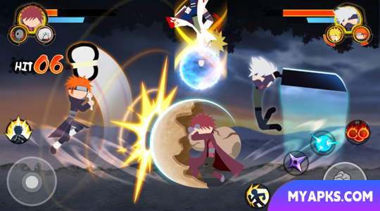 Stickman Ninja - Arena de Batalha 3v3