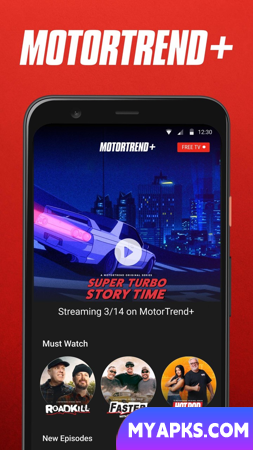 MotorTrend+: Assista a shows de carros