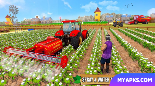 Jogo de condução de tratores: Farm Sim