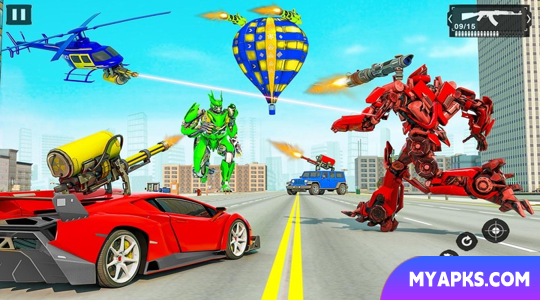 Jogo Multi Robot Car Transform