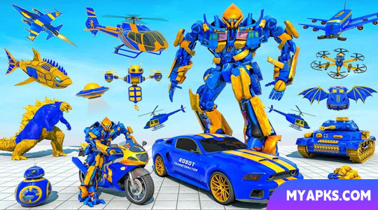 Jogo Multi Robot Car Transform