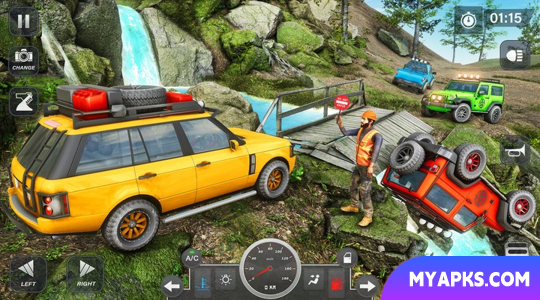 Condução de jipe offroad: Jogo de SUV