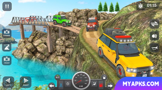 Condução de jipe offroad: Jogo de SUV