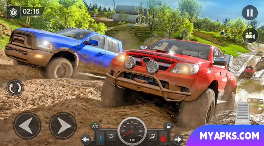 Condução de jipe offroad: Jogo de SUV
