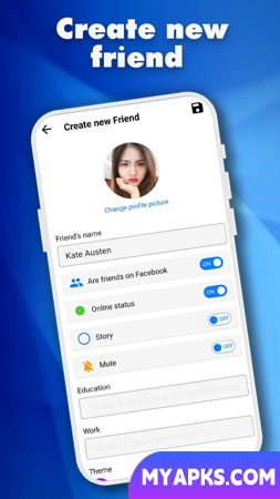 Fake Chat - brincadeira do Messenger