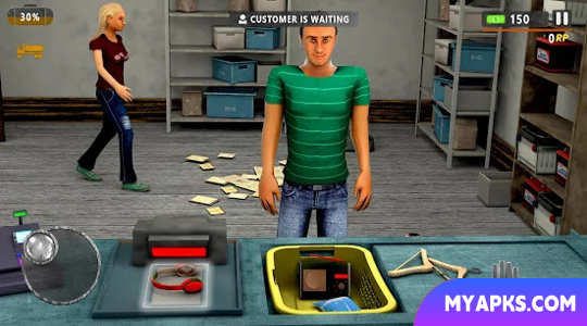 Gas Station Junkyard Simulator (Simulador de ferro-velho de posto de gasolina)