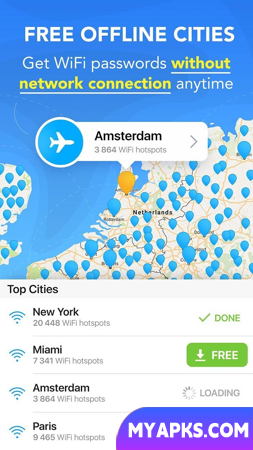 WiFi Map® - Senhas de WiFi, mapas off-line e VPN.