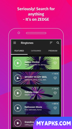 ZEDGE™ ringtones e papéis de parede