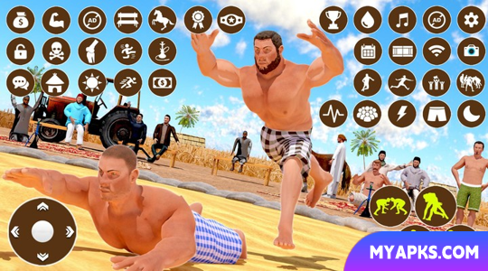 Jogo de Kabaddi: Pro Wrestling 3D