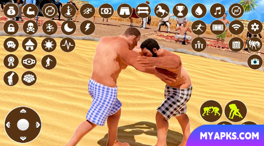 Jogo de Kabaddi: Pro Wrestling 3D