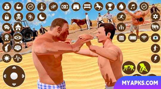 Jogo de Kabaddi: Pro Wrestling 3D