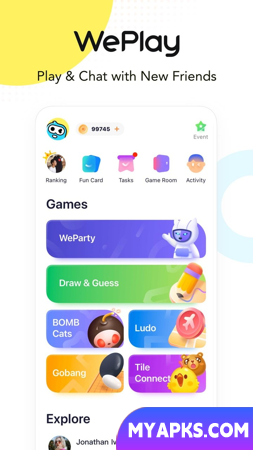 WePlay - Bar de jogos de mesa on-line