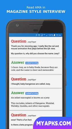 Joey para o Reddit