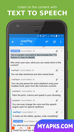 Joey para o Reddit