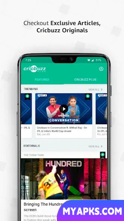 Cricbuzz - Notícias e resultados de críquete ao vivo
