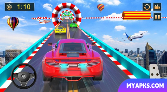 Impossible Track Car Driving Game