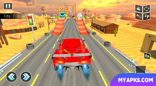 Impossible Track Car Driving Game