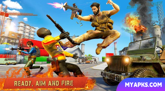 Jogos de tiro com armas de comando 3D