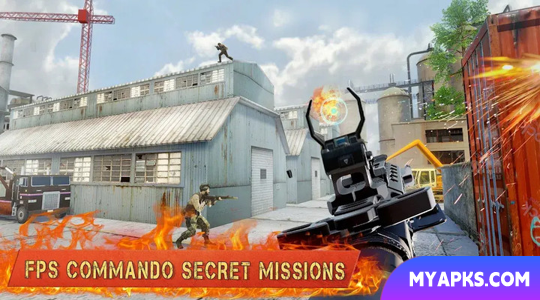 Jogos de tiro com armas de comando 3D