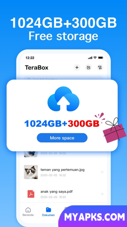TeraBox Cloud Storage: backup em nuvem e backup de dados