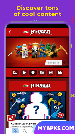 LEGO® Life: comunidade segura para crianças