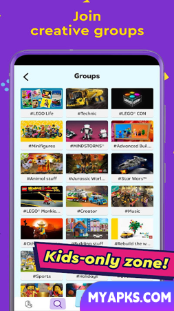 LEGO® Life: comunidade segura para crianças