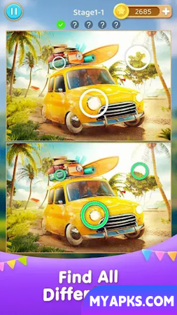 Differences Journey - encontrar jogos 9999+, procurar e encontrar diferenças