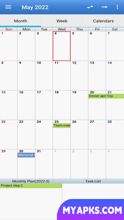 Calendário Caros: Plano de programação