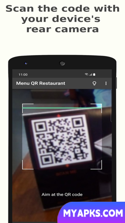 Menu do restaurante QR