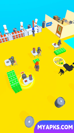 Garçom de trabalho - Tycoon