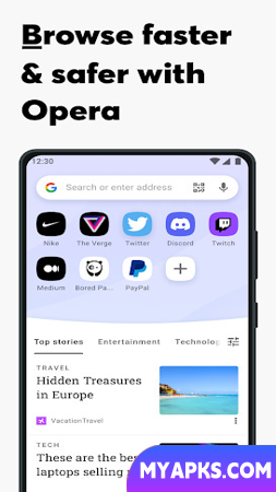 Navegador Opera: rápido e seguro