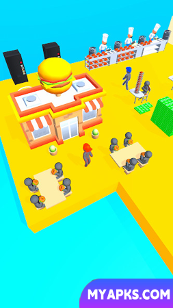 Garçom de trabalho - Tycoon