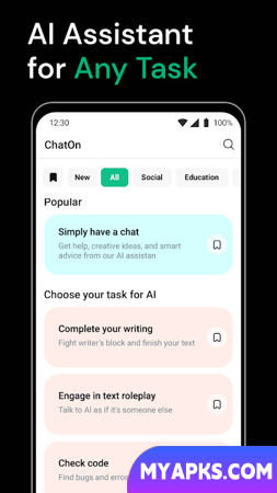 ChatOn - Assistente de chatbot de IA