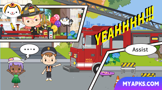 Micah's Town - Fire Station Kids Puzzle Playgame (Desbloquear todos os mapas)