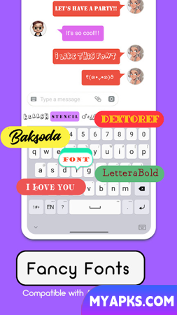 iKeyboard: Temas e fontes DIY