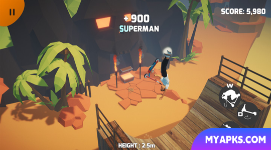 Jogo de Scooter Freestyle Flip 3D
