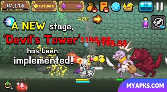 Tap Knight: Ataque do dragão
