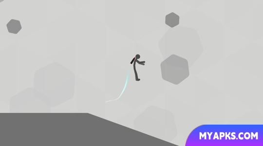 Stickman em queda
