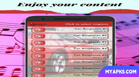 Sons de carruagem tons de carro