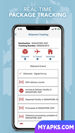 Aplicativo MyUS Global Shipping