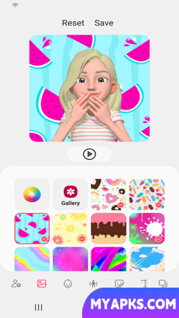 Samsung My Emoji Stickers