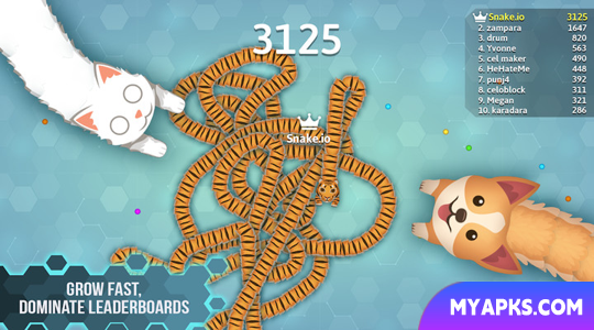 Snake.io - Jogo divertido do Pacman.io!